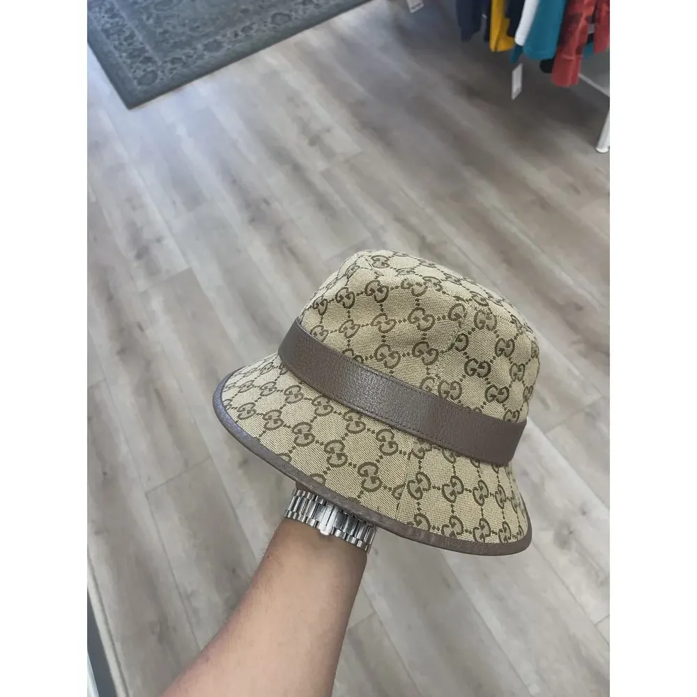 Gucci GG canvas bucket hat size Medium M SF